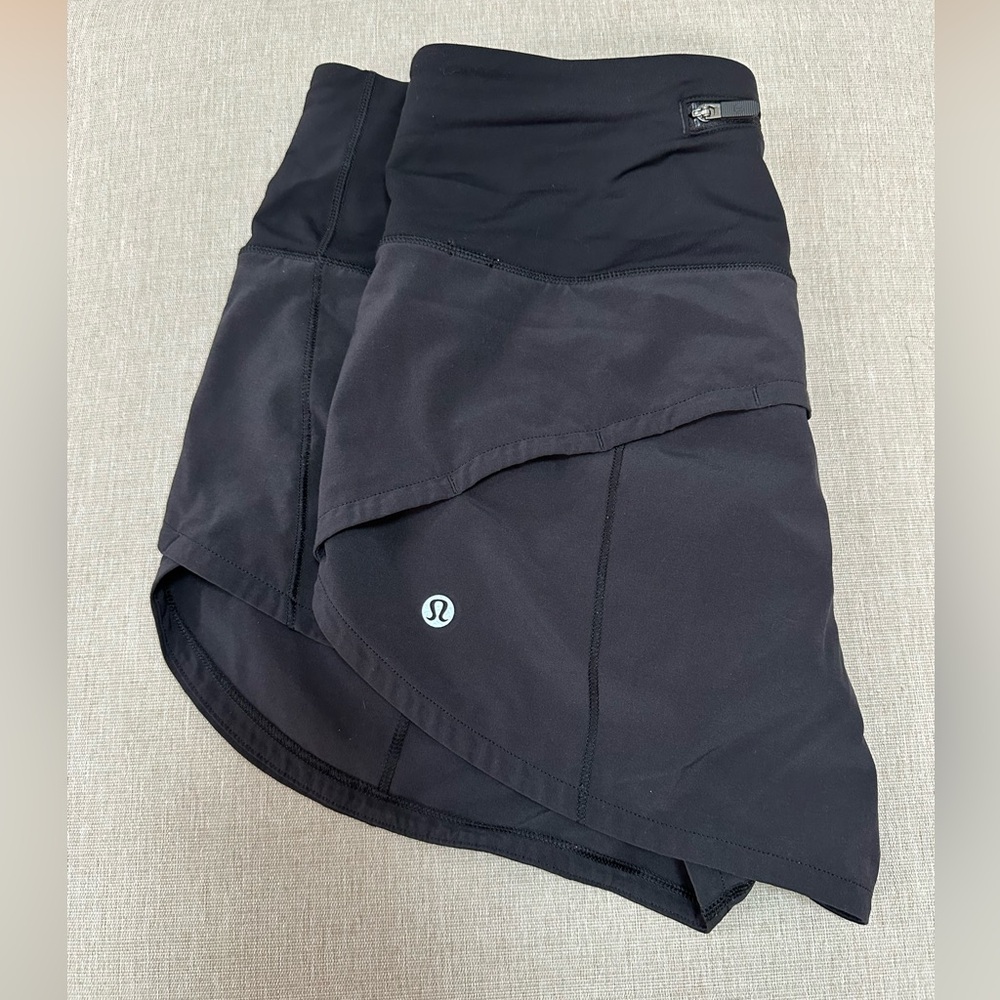 Black lululemon shorts